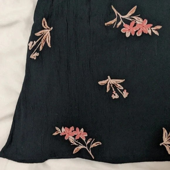 Billabong Summer Nights Top Floral Print, Color Black Size M - Picture 5 of 12